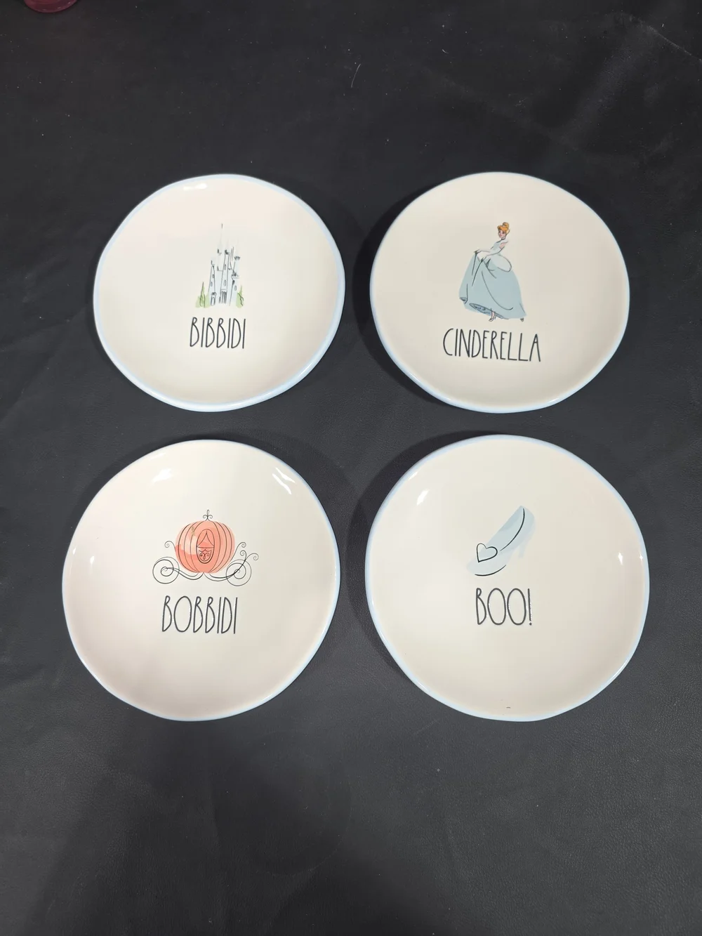 Rae Dunn Disney Princess Ceramic Plates